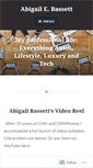 Mobile Screenshot of abigailbassett.com